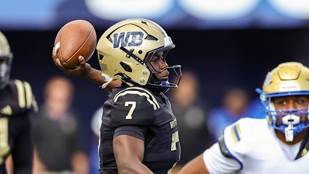 Quarterback Mason Mallory is the focal point of WBR's hopes of repeating as state champs.