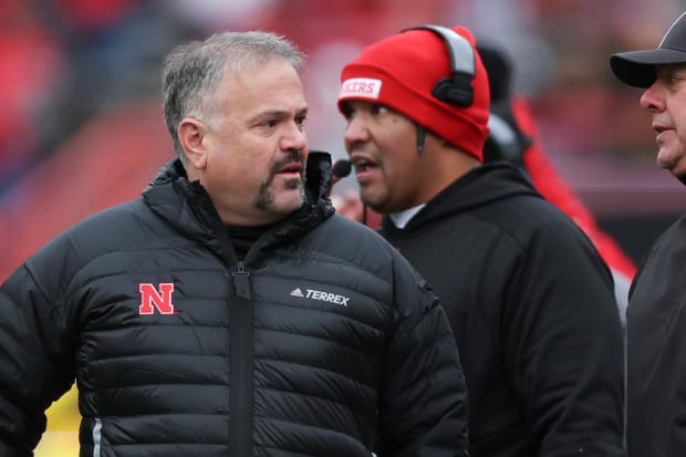 Nebraska football coach Matt Rhule