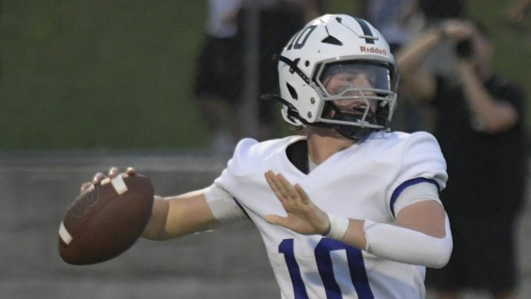 West York quarterback Jensen Ferber accounted for five TDs in a 49-21 win over South Western. West York quarterback Jensen Ferber accounted for five TDs in a 49-21 win over South Western.