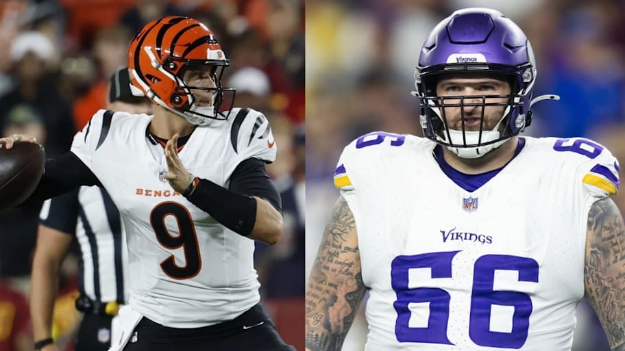 Joe Burrow, Dalton Risner | USA Today Images