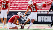 Louisville placekicker Cooper Ranvier (36)