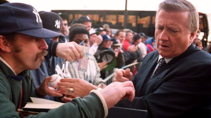 George Steinbrenner, ex dueño de los Yankees de Nueva York, tuvo que ver en el hecho de que el equipo dejara de tener mascota