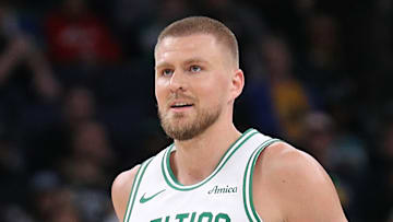 Former Boston Celtics center Kristaps Porzingis