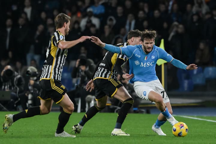 Khvicha Kvaratskhelia, Dušan Vlahović, Daniele Rugani