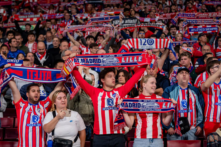 Atletico de Madrid fans