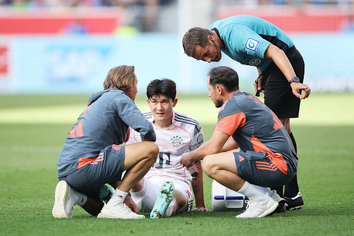 Verletzt am Boden: Min-jae Kim