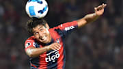 El defensa paraguayo Alexis Duarte del Cerro Porteño durante un partido de la Copa Libertadores.