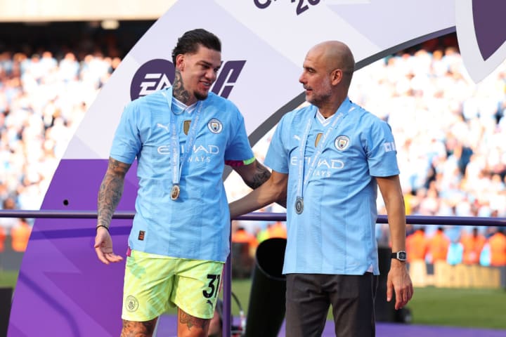 Ederson, Pep Guardiola
