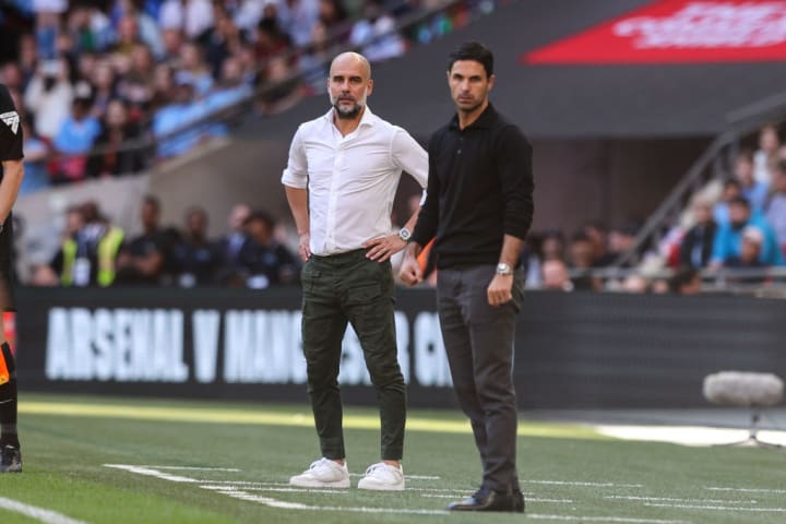 Mikel Arteta, Pep Guardiola