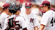 Mississippi State infielder Ace Reese (3) during the game against the Kentucky Wildcats at Dudy Noble Field at Polk Stadium in Starkville, Miss.