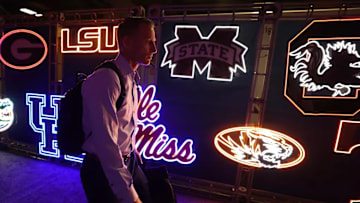 Alabama Head Coach Nate Oats arrives at Bridgestone Arena in Nashville, TN on Friday, Mar 15, 2024.