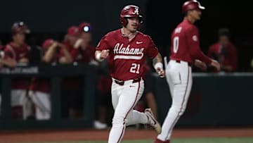 Alabama baseball second baseman Brennen Norton.