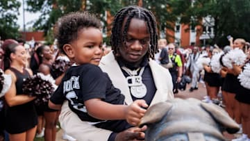 Mississippi State Running Back Davon Booth (#6) during the game between the Arizona State Sun Devils and the Mississippi State Bulldogs at Davis Wade Stadium at Scott Field in Starkville, MS.