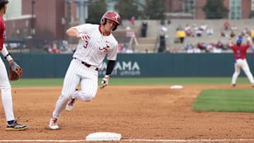 Alabama baseball captain Kade Snell (3).
