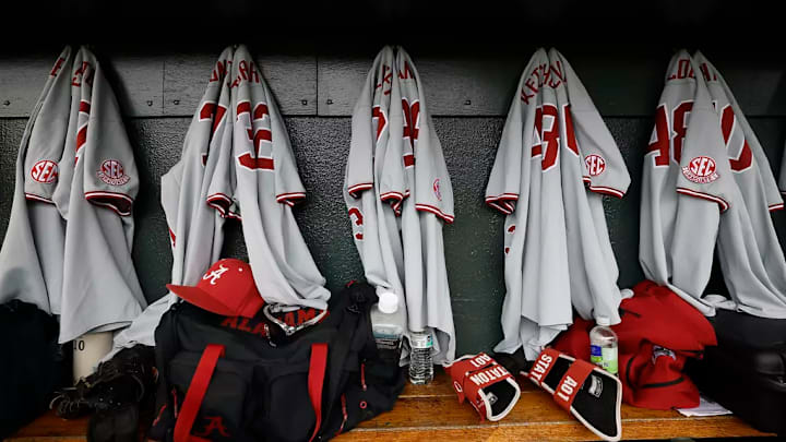Alabama baseball equipment. Alabama baseball equipment.