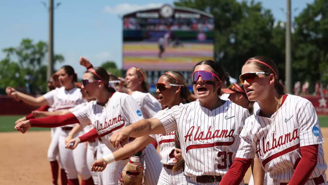 The University of Alabama softball team in action against Upstate in the NCAA Regional Tournament at Rhoads Stadium in Tuscaloosa, AL on Sunday, May 17, 2026. The University of Alabama softball team in action against Upstate in the NCAA Regional Tournament at Rhoads Stadium in Tuscaloosa, AL on Sunday, May 17, 2026.