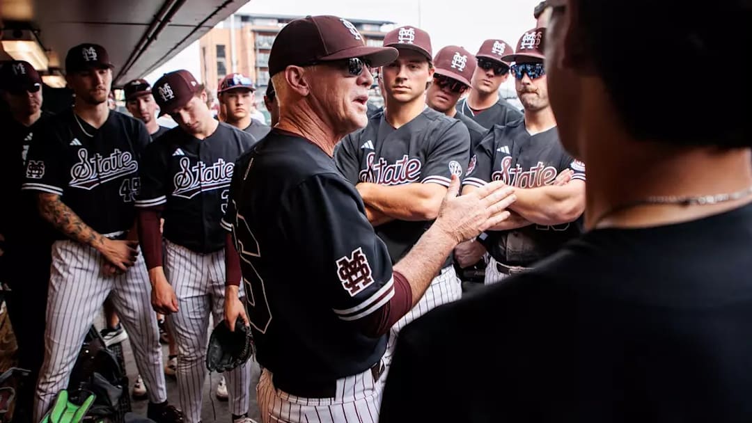 Mississippi State Head Coach Brian O'Connor during the game between the Lipscomb Bison and the Mississippi State Bulldogs at Dudy Noble Field at Polk-Dement Stadium in Starkville, MS.