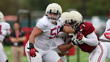 Alabama Offensive Lineman Geno VanDeMark (56)