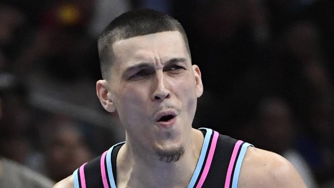 Miami Heat guard Tyler Herro (14) reacts after scoring during the second half against the Charlotte Hornets at the Spectrum Center on Mar 6, 2026. Miami Heat guard Tyler Herro (14) reacts after scoring during the second half against the Charlotte Hornets at the Spectrum Center on Mar 6, 2026.