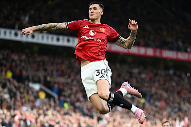 เบนจามิน เซสโก ฉลองการทำประตูให้แมนยู เบนจามิน เซสโก ฉลองการทำประตูให้แมนยู