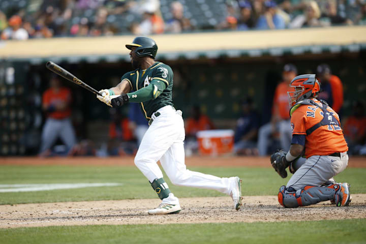 Starling Marte viene de una sólida temporada en la que bateó para promedio de .310 y 42 bases robadas con Marlins y Atléticos