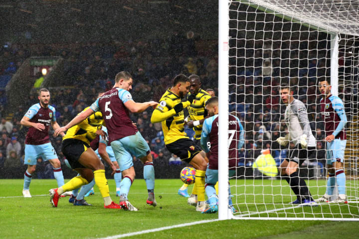 Burnley did some last-ditch defending