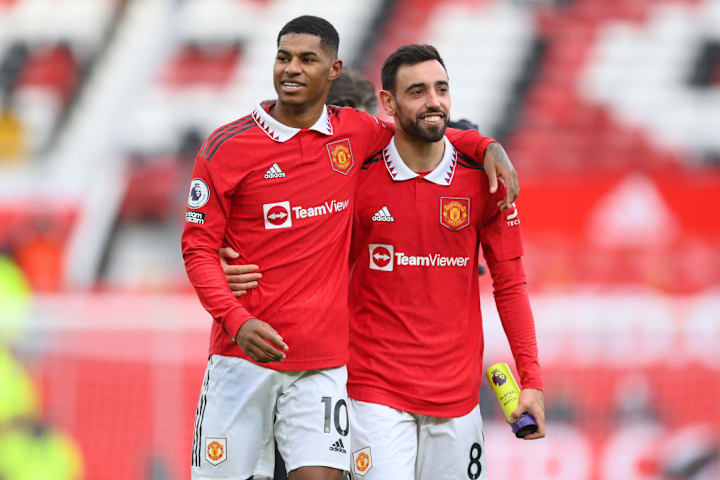 Marcus Rashford, Bruno Fernandes