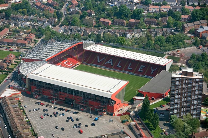 The Valley football ground, Charlton, London, 2008