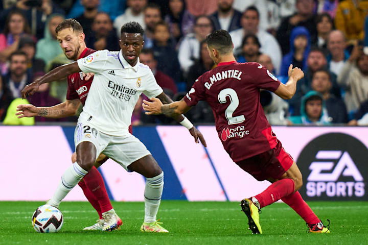 Ivan Rakitic, Vinicius Junior, Gonzalo Montiel