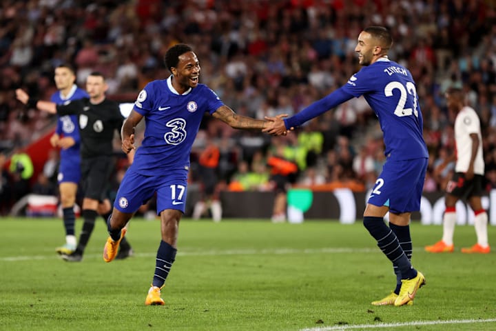 Raheem Sterling, Hakim Ziyech