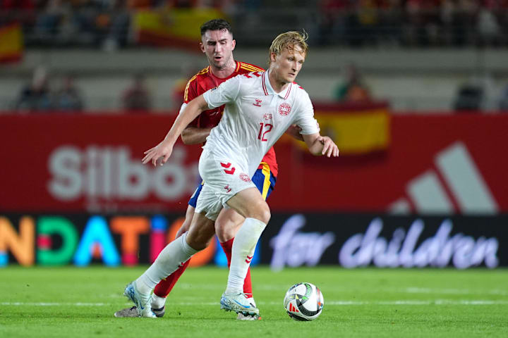 Kasper Dolberg, Aymeric Laporte