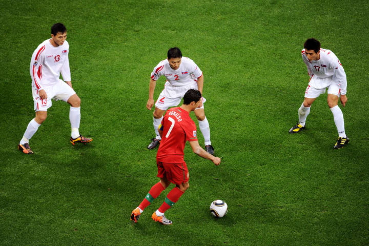 Pak Chol-Jin, Cha Jong-Hyok, Cristiano Ronaldo, An Young-Hak