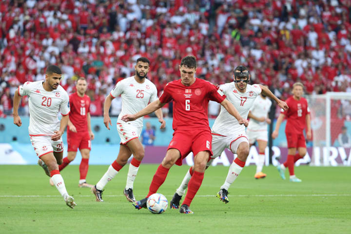 Denmark vs Tunisia berakhir dengan skor imbang tanpa gol