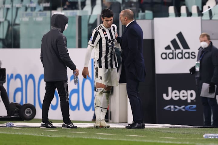Massimiliano Allegri, Alvaro Morata