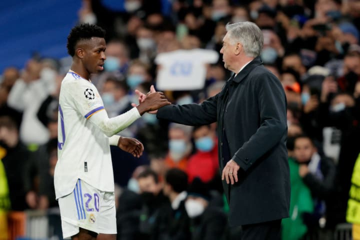 Carlo Ancelotti, Vinicius Junior
