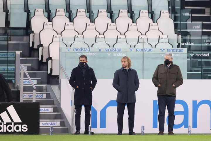 Federico Cherubini, Pavel Nedved, Maurizio Arrivabene