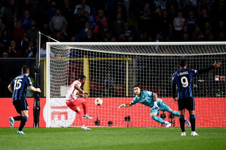 Marten de Roon, Christopher Nkunku, Juan Musso, Luis Muriel