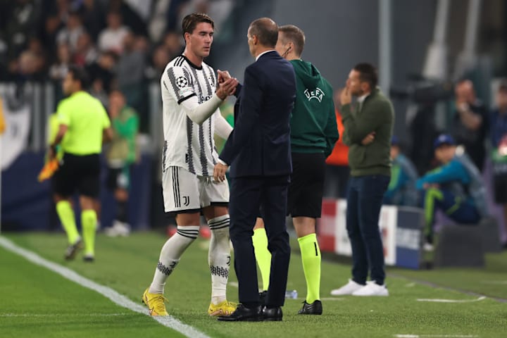 Massimiliano Allegri, Dusan Vlahovic