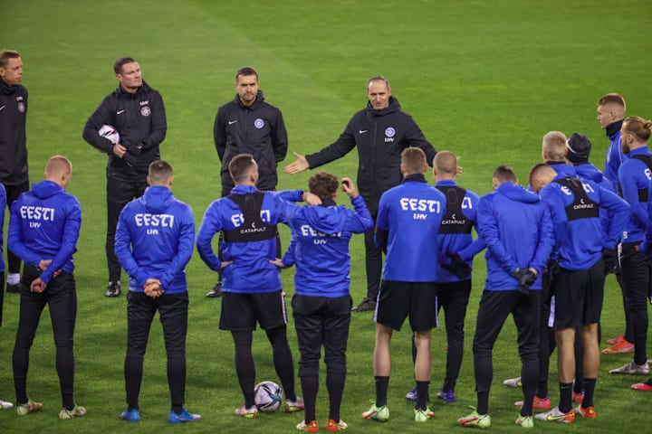 BELGIUM SOCCER WC2022 QUALIFICATION ESTONIA TRAINING