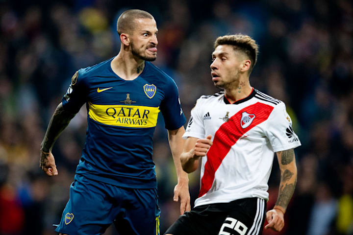 Dario Benedetto, Gonzalo Montiel River Plate Boca Juniors