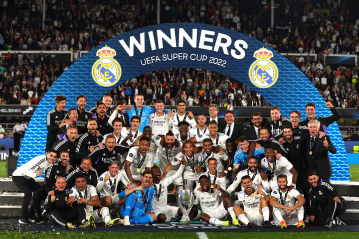 Real Madrid Campeão Uefa Supercopa Europa Futebol