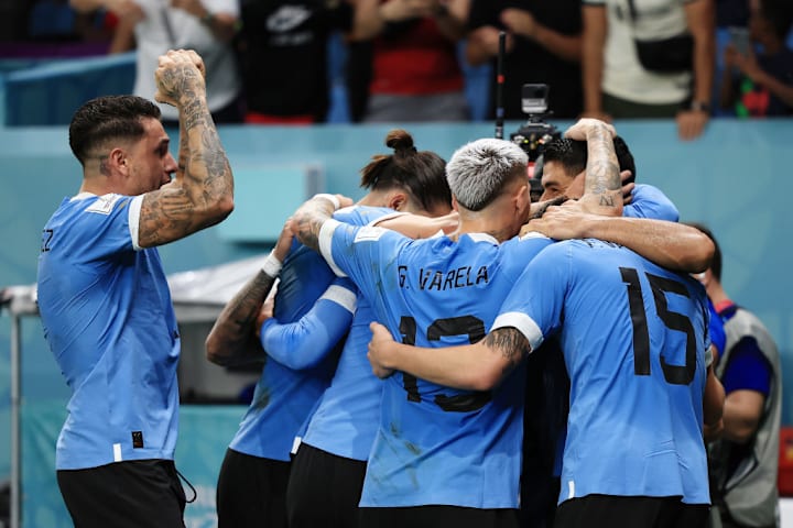 Giorgian de Arrascaeta Gol Uruguai Gana Copa do Mundo