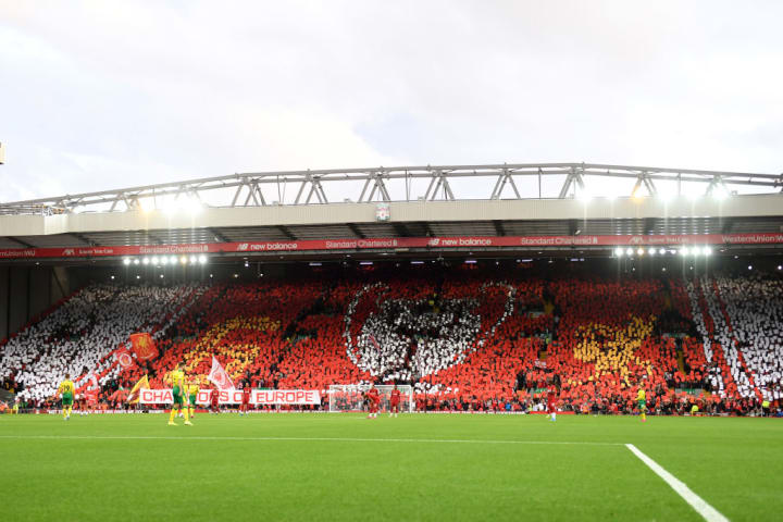 Estádio Anfield, casa do Liverpool