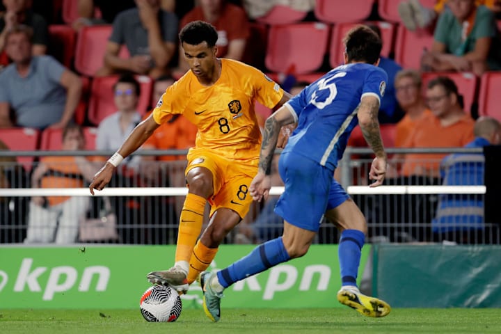 Cody Gakpo Lazaros Rota Holanda Grécia Eliminatórias Euro 2024