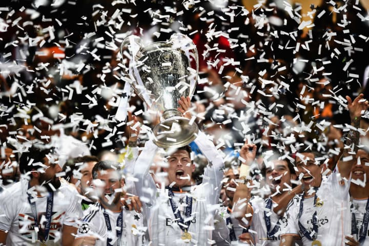 Cristiano Ronaldo, campeão da Champions League pelo Real Madrid