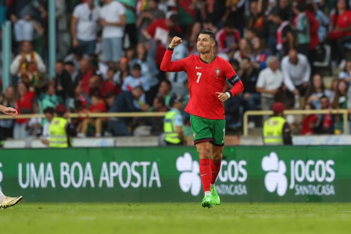 Cristiano Ronaldo, de Portugal, em estreia na Euro 2024