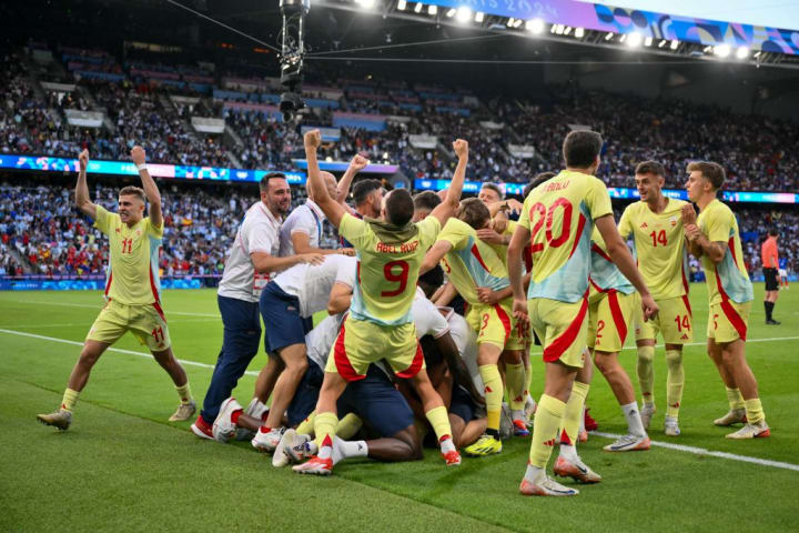 Espanha, campeã olímpica do futebol masculin