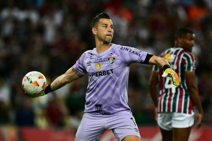 Fábio, goleiro do Fluminense na Libertadore