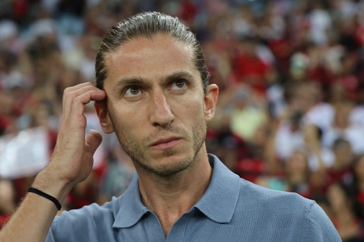 Filipe Luis, técnico do Flameng