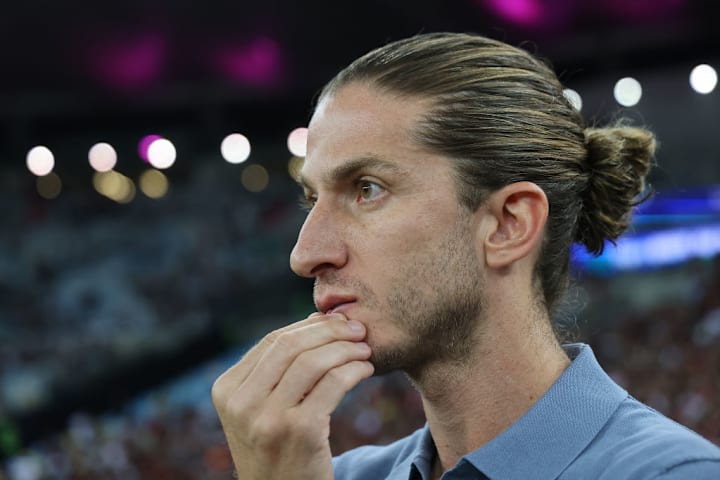 Filipe Luis, técnico do Flameng